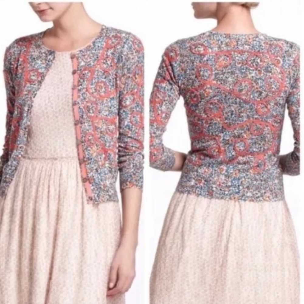 ANTHROPOLOGIE GUINEVERE Cardigan Sweater Size S